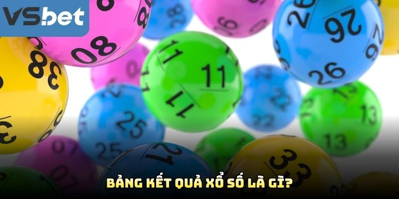 Bảng Kết Quả Xổ Số Là Gì? Bảng Kết Quả Xổ Số Là Gì?
